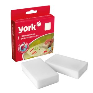 Губки YORK меламиновые для деликатной очистки 2 шт/уп.(21)