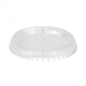 Крышка для стакана d 95 мм, плоская без отверстия, PET (СП), 1000 шт. в коробке