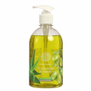 Жидкое мыло Колокольчик natural extracts Алоэ вера и Олива 500 мл (дозатор) /12