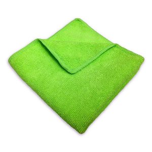 Салфетка микрофибра 30х30см зеленая 180гр.50/800
