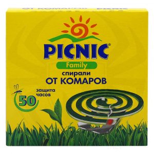 Спирали от комаров От лет.ПИКНИК ФЭМИЛИ 10 шт. /12