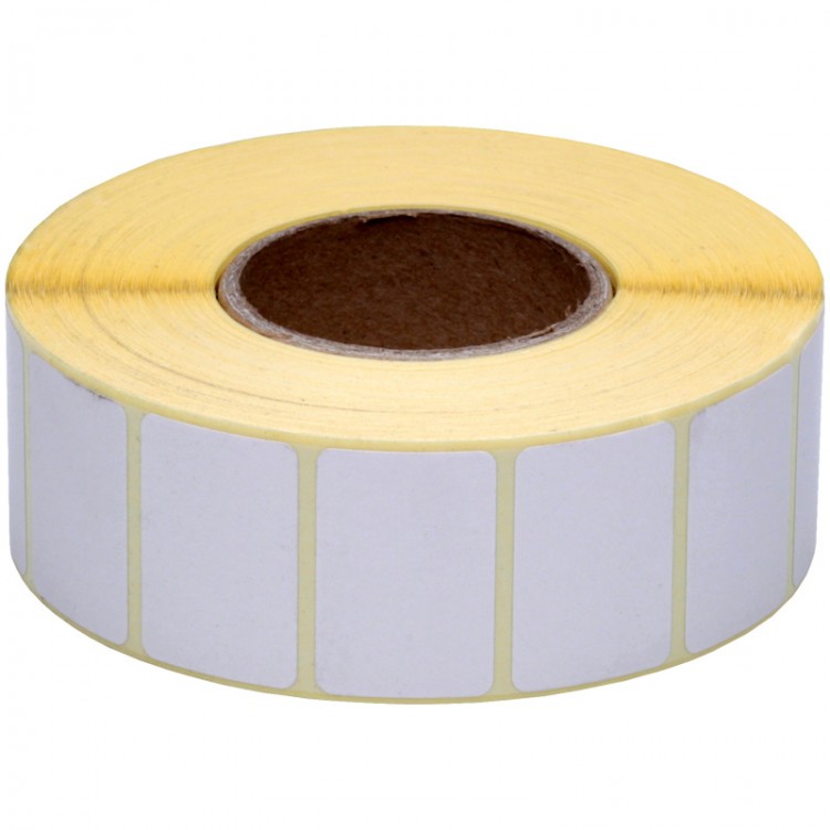 Этикет-лента белая термо 43*25/ 1000