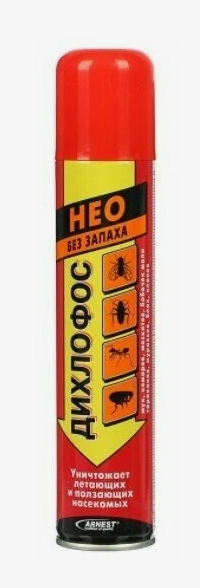 ДИХЛОФОС-НЕО+ от мух, комаров, тараканов, клопов 190мл.(Арнест) *3/48
