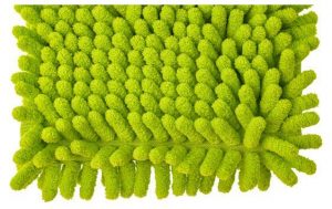 Насадка для швабры-флеттер Мастер Фреш (микрофибра с длинным ворсом), 1шт.(Зел)