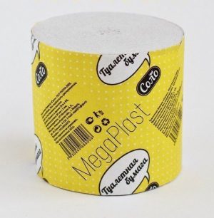 Туалетная бумага Соло 1сл 28м без втулки (24шт)