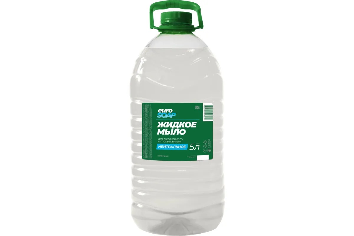 Жидкое мыло EURO SOAP Нейтральное 5л кан.ПЭТ/4