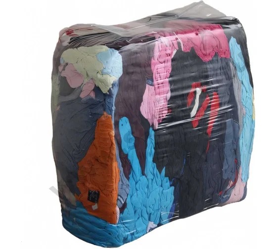 Ветошь "КОТТОН" цветная, брикет, 10 кг (ОК)