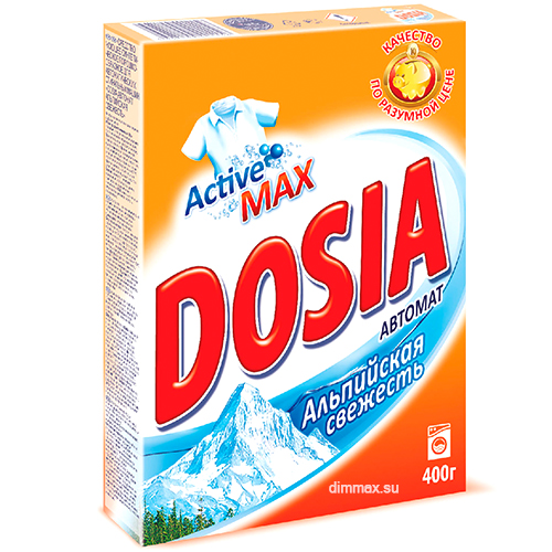Стиральный порошок DOSIA 400гр.автомат Альпийская свежесть/22