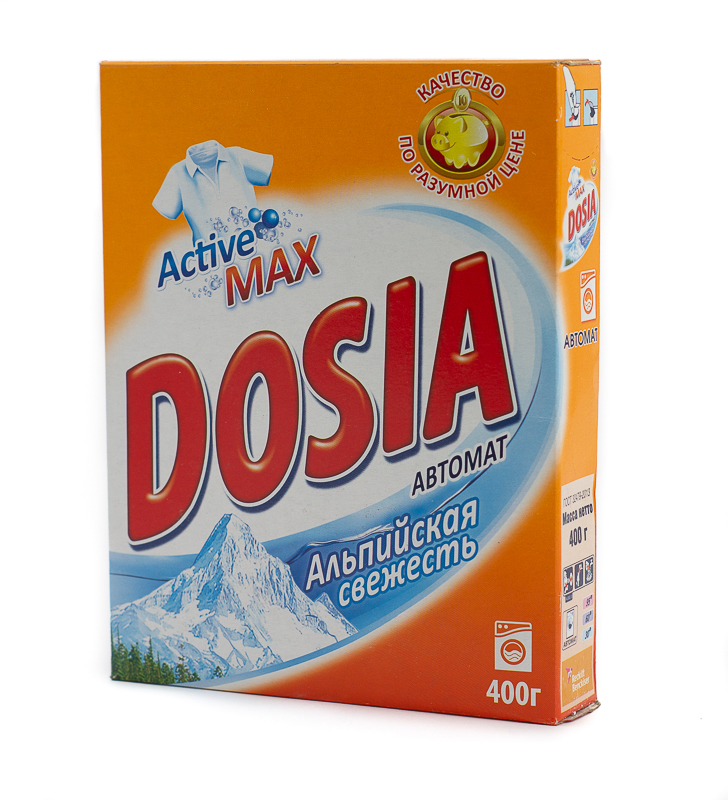 Стиральный порошок DOSIA 400гр.автомат Альпийская свежесть/22