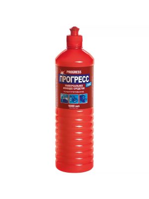 Универсальное моющее средство ПРОГРЕСС ЛЮКС, концентрат 1л /12