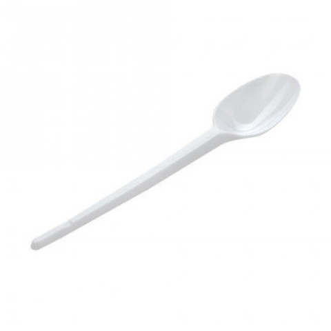Ложка столовая одноразовая ПС белая 165 мм (100/2500)
