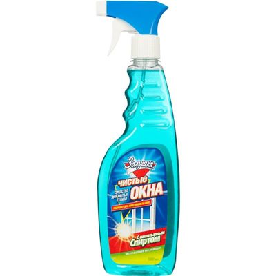Средство ЗОЛУШКА "Чистые Окна" для стекол триггер с нашатырным спиртом 750мл./ 12