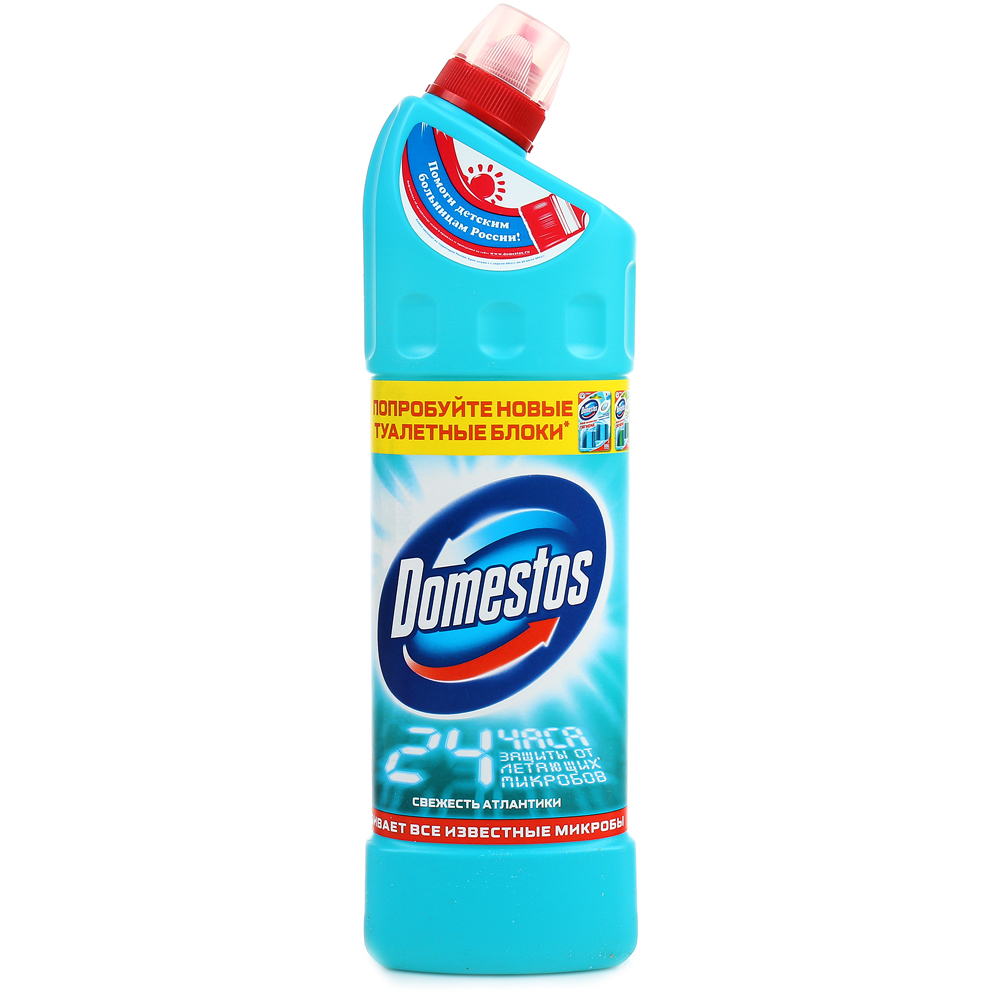 Средство Domestos 1л Свежесть Атлантики для чистки сантехники/ 12